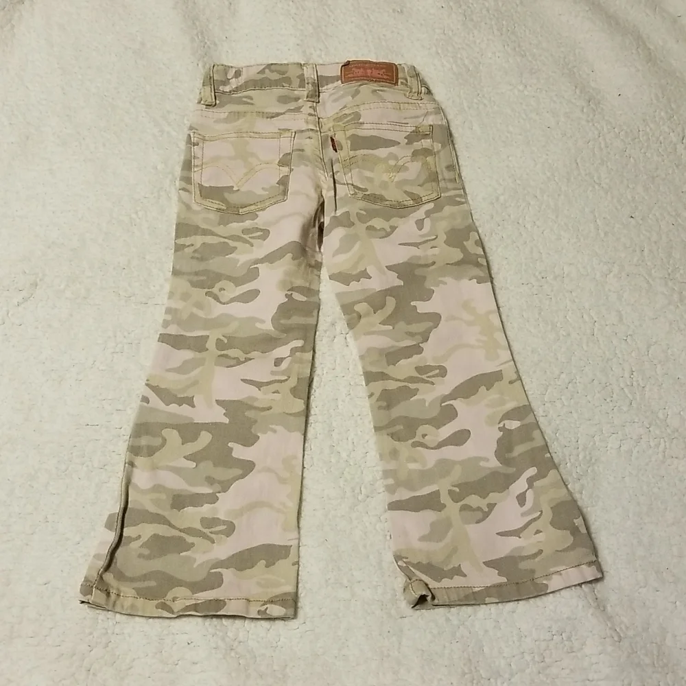 Levi's Girl's Stretch Flare Camo Jeans